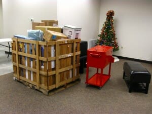 Pallet of new stuff